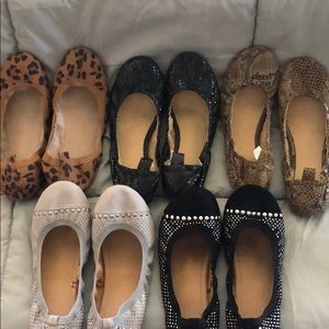 Lot of 5 pairs of cute slip-ons. All fit size 7.5